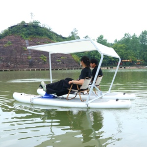 Catamarán Inflable con Pedales para 2 Adultos, Ideal para <span class=keywords><strong>Alquiler</strong></span> Comercial y Recreación Acuática, Venta Directa <span class=keywords><strong>de</strong></span> Fábrica - Product Image 2