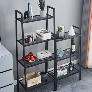 Étagère à livres de <span class=keywords><strong>style</strong></span> <span class=keywords><strong>industriel</strong></span> rétro, étagère à livres en forme d'échelle, support de plante en métal, étagère de jardin pour pot de fleurs, présentoir - Product Image 3