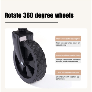 Chariot de camping pliable pour la plage, pique-nique en plein air, sentier de jardin, chariot de camping utilitaire pliable et pliable - Product Image 4