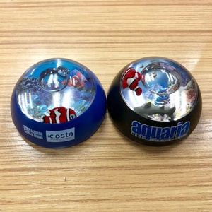 Sanlead Liquid Acrylic Water PMMA Oil Snow Dome Floater Flotage Floating Fridge <strong>Magnet</strong> With Dolphin for Promotion and Gifts - Product Image 6