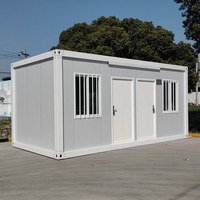 Maison préfabriquée modulaire en panneaux sandwich, bureau pour site minier, dortoir pour le personnel, installation rapide, démontable, réutilisable, résistant au vent
