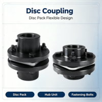 Accouplement à diaphragme SFS, couple élevé, élastique, en acier résistant à la corrosion, personnalisable OEM, compensation de désalignement