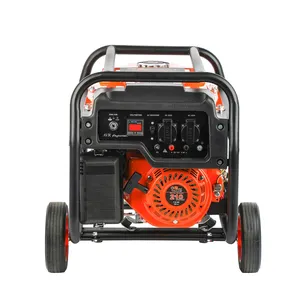 Uso domestico portatile 2.5kw 12v dc 220V monofase 7hp motore con ruote silenziose generatori a benzina per la vendita