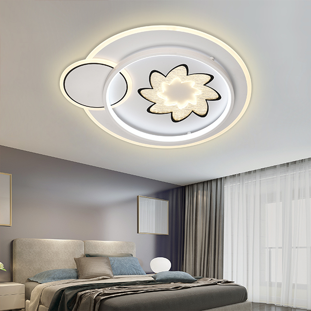 Smart Remote Control Dimmable Fixtures Acrylic Ceiling Lamp Modern House LED Ceiling Light for Living Room Dining Room Bedroom