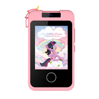Teléfono Inteligente de Juguete para Niños con Pantalla Táctil HD IPS de 2.8'', Cámara Dual con Sensor CMOS, Filtro, Soporte para MicroSD