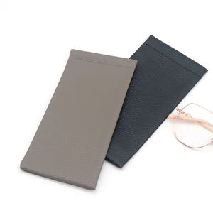 משקפי עור יוקרתי pouch הדפסה אישית לוגו משקפי משקפיים שקית לסחוט העליון לסחוט משקפי שמש נרתיק - Product Image 2