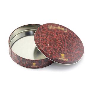 प्रीमियम पारसियन केसर टिन बॉक्स एयरटाइट विंडो ढक्कन विशेष खाद्य ग्रेड पैकेजिंग भगवा धागे के लिए टिन प्लेट धातु के डिब्बे - Product Image 2