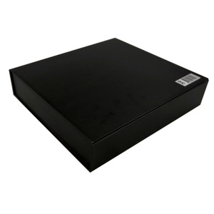 Rigid Magnetic Gift Box For Wine Bottle And Glass Cup With Black PE Foam - Product Image 4