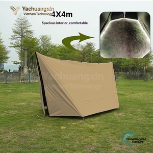 19 Hanging Point Multifunctional Sky Curtain Black 210D Oxford Vinyl Plat UPF50+ Waterproof 8000mm - Product Image 3
