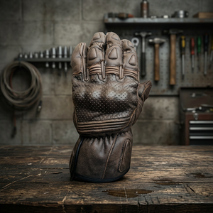 Gants de cyclisme et de course unisexes Keven Impex KI-619 en cuir respirant, antichoc, à doigts complets, chauds et compatibles avec les écrans tactiles - Product Image 1