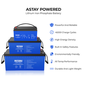 แบตเตอรี่ลิเธียมไอออนแท้ 12V 24V 50Ah 100Ah 150Ah 200Ah 300Ah 4000 รอบการใช้งาน IP65 ชาร์จได้ สำหรับเรือ - Product Image 3