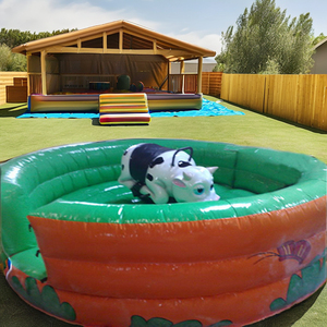 Rodeo mecánico de bebé de alta potencia de 1500W para interiores para niños y adultos, rebote inflable personalizado, materiales metálicos de madera, uso en el <span class=keywords><strong>parque</strong></span> - Product Image 1