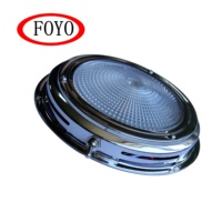 Lampe de plafond marine à dôme ventilé FOYO en acier inoxydable 304, éclairage intérieur étanche pour bateau/yacht/kayak/accessoires de bateau