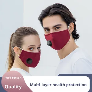 Mascherina Lavabile in Puro Cotone con Gancio per Orecchie, Filtro Rimovibile, 100% Cotone, Traspirante, Spedizione Gratuita, Disponibile - Product Image 2