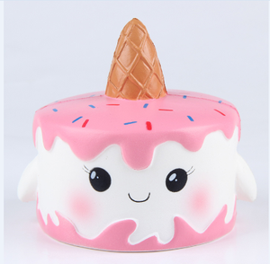 Hot Sale PU Foam Slow Rising Big Cake Ice Cream Fruits Hamburger Shape Food <b>Squishy</b> Fidget Toy Anti Stress Ball - Product Image 2