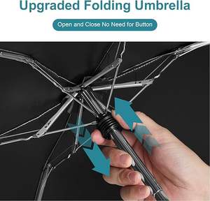 ร่มกันแดดขนาดเล็กพับเก็บได้สำหรับการเดินทางขนาดเล็กน้ำหนักเบาพกพาได้เหมาะสำหรับใส่ใน<span class=keywords><strong>กระเป๋า</strong></span>กางเกง<span class=keywords><strong>กระเป๋า</strong></span><span class=keywords><strong>สตางค์</strong></span>สำหรับผู้หญิงผู้ชาย - Product Image 4