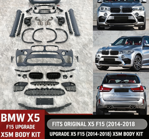 Kit de Carrocería Exterior Auron X5 F15 de Alta Calidad, Nuevo y Mejorado, Parachoques 2014-2018 X5M, Mejor Precio, Juego Completo de Parachoques al por Mayor - Product Image 1