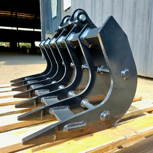 Bêche à racines pour mini-excavatrice en acier Q355B NM400, 1-80 tonnes, garantie 1 an, pour usage domestique et de construction - Product Image 5