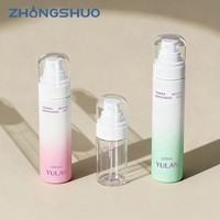 Flacon pulvérisateur à fine brume en plastique PET couleur personnalisée 50ml 100ml 120ml, emballage vide pour soins de la peau (tonique, essence, eau)