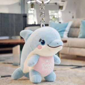 Peluche <span class=keywords><strong>AI</strong></span> per Delfino con Imbottitura in Cotone PP |   Il tuo custode segreto personale e il tuo compagno di voce curativa - Product Image 4