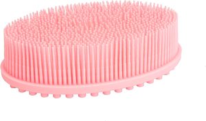 Double-Sided <b>Silicone</b> Body Scrubber Soft <b>Loofah</b> Exfoliating Body Wash Scrubber Body Bath Shower Brush for Men Women Kid - Product Image 5