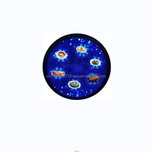 Outdoor SMD P1.25mm Double Sided Circle Shape 1M Diameter LED Screen Logo Round LED Sign Advertising Display