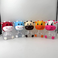 Saftvolle Frucht-Gelee Tiergläser Karikatur Eule Design Münze Piggy Bank Süßigkeiten Schokolade Verpackung Snacks Aufbewahrungsbox 420 ml