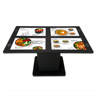 Mesa Táctil Interactiva Inalámbrica Android para Cafetería, Restaurante y Hotel, Pantalla Táctil Múltiple, Resistente al Agua, Carga Inteligente Capacitiva