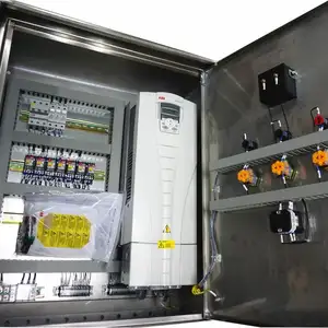 Panel de control vfd personalizado de baja tensión, controlador de caja vfd