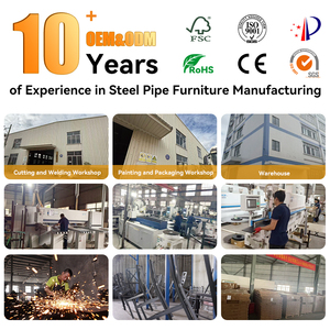 เตียงโลหะสองเตียงขนาดทวินไซส์ทันสมัย พร้อมตู้เสื้อผ้า โต๊ะรูปตัวแอล ชั้นวางของ/ชั้นเก็บของ สำหรับห้องนอนอพาร์ตเมนต์ มีบริการ ODM/OEM - Product Image 5