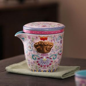 Hot-selling Hand-Painted Ceramic Teapot <b>Set</b> with Matching Handbag Coffee & <b>Tea</b> <b>Sets</b> Category - Product Image 1