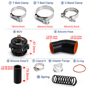 ชุดท่อร่วมไอดี Poy Turbo ขนาด 50 มม. สำหรับ BMW N54 E88 E90 อัพเกรดสมรรถนะ - Product Image 4