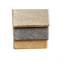 Tapis en laine shaggy antidérapant 3D à poils coupés, style nordique, design simple et luxueux à motifs, fabriqué à la machine pour salon, camping et maison