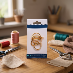 ห่วงโลหะ Ilan ขนาด 40x28 มม. 4 ชิ้น สำหรับงานกระเป๋าและงานฝีมือ - Product Image 3