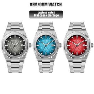 Relojes de Lujo para Hombre 2025, con Cristal de Zafiro Luminoso, Acero Inoxidable 316L, Correa de 18 mm, Resistencia al Agua 5BAR - Product Image 1