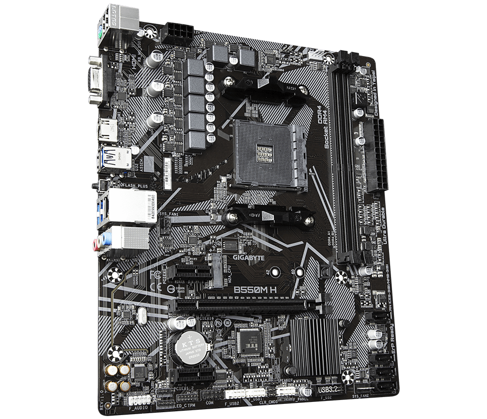 ASUS/GA/MSI B550M with 2 RAM slots