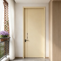 Porte en aluminium et bois écologique, résistante à la corrosion, insonorisée et anti-humidité, pour chambre de villa, taille et couleur personnalisées