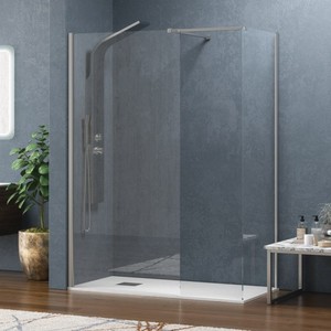 KW2000 cammello cabina doccia moderna contenitore rettangolare vassoio 70x170cm in vetro temperato con telaio in alluminio per bagno - Product Image 2