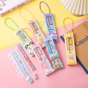 Offre Spéciale 5 pièces mignon dessin animé crayon papeterie ensemble pour étudiants remise des diplômes <span class=keywords><strong>saison</strong></span> prix cadeau promotionnel - Product Image 4