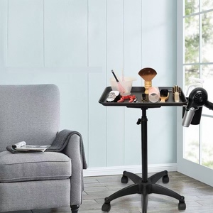 Black Mobile Salon <b>Trolley</b> Hairdressing Cart Rolling Tool Storage Stand for Home Salon Hotel - Product Image 3