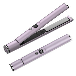 Nueva tecnología, doble calentamiento rápido, 2 en 1, rizador de pelo de titanio, rizador de pelo Tong con Clip, estilizador de pelo de salón - Product Image 1