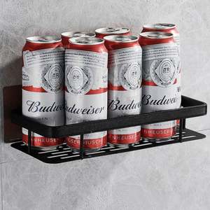 Étagère de rangement murale sans perçage pour salle de bain, étagère de toilette, rangement pour articles de toilette et lavabo, étagère murale en plastique - Product Image 2