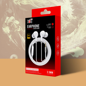 Reciclável eletrônico embalagem caixa impressa logotipo fones de ouvido papel caixas para armazenamento ecológico eletrônica - Product Image 5