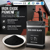 Oxyde de fer noir, pigment inorganique Fe3O4 pour béton, ciment, brique, peinture, revêtement, qualité industrielle, colorant en poudre de haute qualité