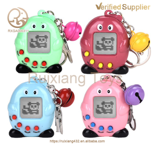 สัตว์เลี้ยงเสมือนจริงแบบพกพา รุ่นมินิ คลาสสิก ลายการ์ตูนเพนกวิน สำหรับเด็ก พร้อมพวงกุญแจ ของเล่นขายส่ง - Product Image 2