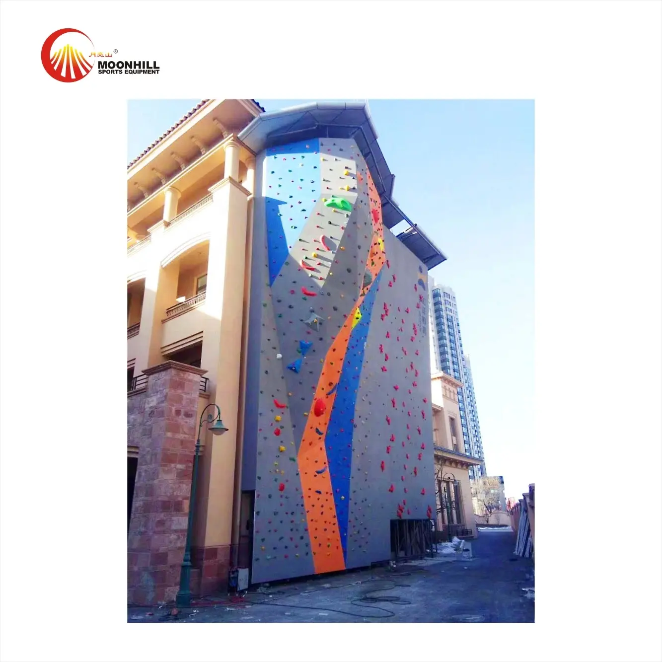 Anti-corrosion Rock Climbing Wall For Camping Area For Sports Park