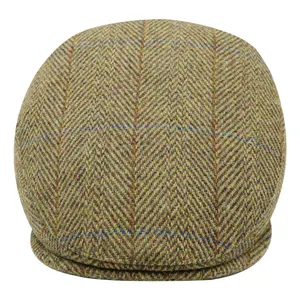 Erkek sonbahar kış düz kapaklar sürüş yün sarmaşık kap fabrika Vintage yün Blend klasik Newsboy şapka