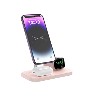 Support de <span class=keywords><strong>chargeur</strong></span> rapide 15W pour <span class=keywords><strong>iphone</strong></span> 14 13 série 12 téléphones mobiles <span class=keywords><strong>chargeur</strong></span> sans fil portable pour montre Ultra <span class=keywords><strong>8</strong></span> 7 6 5 4 3 - Product Image 3