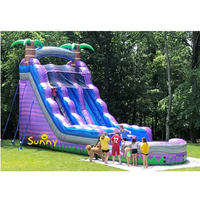 Tobogán Inflable Grande de Alta Calidad para Juegos de Verano al Aire Libre, Tobogán Acuático Inflable para Niños, Tobogán Divertido Inflable para Adultos