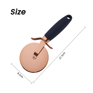 Cortador de <span class=keywords><strong>Pizza</strong></span> Redondo de Acero Inoxidable, Nuevo - Product Image 4